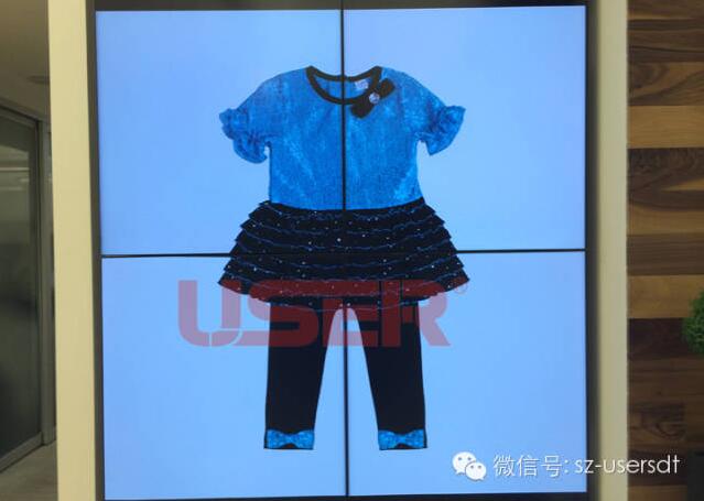 優(yōu)色專顯高清液晶拼接屏進軍服裝業(yè)！